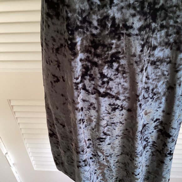 Victoria's Secret Velvet black slip dress Spaghetti Strap Slip Dress Size M/L - Picture 11 of 12